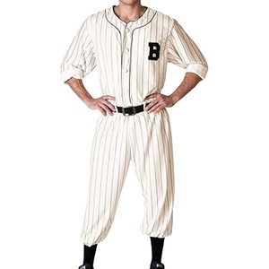 Disfraz de Jugador de Béisbol Vintage para Adultos, Uniforme Deportivo Retro para Atletas, Cosplay, Disfraces y Halloween - Product Image 1