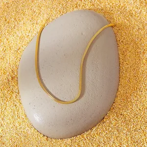 Glimmer Sheen Gold Plated Link Chain Necklace with Diamond Pearl & Cross Design for Wedding and Party - Product Image 1