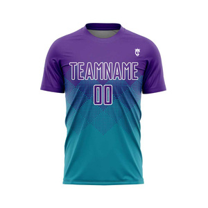ชุดฟุตบอลน้ำหนักเบา แห้งเร็ว ระบายอากาศดี บริการ OEM ปรับแต่งได้ เสื้อฟุตบอล กางเกงขาสั้น ชุดฝึกซ้อม ราคาประหยัด - Product Image 5