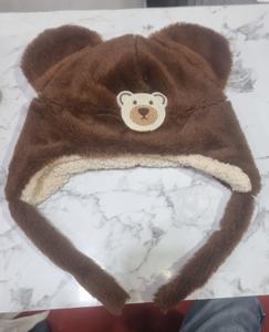 Entièrement personnalisable graphique Jacquard bas quantité minimale de commande All-Over Print Logo Winter Knit Cap Cuffless Design for Sports Handmade Product - Product Image 4