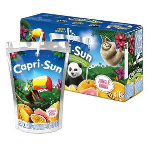 Bebida de jugo sabor cereza Caprisun, botellas de 330 ml, 12 botellas por caja, para eventos al aire libre, festivales y lugares de verano. - Product Image 6