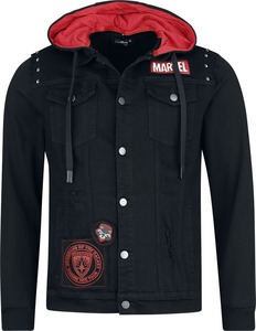 Acolchado Transpirable Ecológico Logotipo personalizado Diseñado Chaqueta de mezclilla unisex Cuello con capucha negro Manga larga Botón Tejido Piel de oveja - Product Image 2