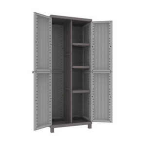 Armadio Terry "cwood" 2 ante 68x39x170h cm, tre ripiani con portaoggetti 3680 - Product Image 1