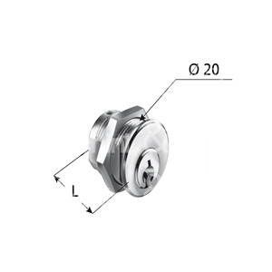 กระบอกสากลที่มีหมุดประกอบกับน็อตเกลียว - Product Image 1