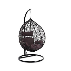 Chaise balançoire suspendue moderne en acrylique pour intérieur et extérieur à bas prix, chaise en osier transparente pour oeuf de rotin et de patio en bambou - Product Image 2