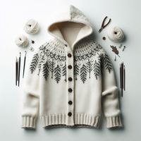 Blouson d'hiver vintage intemporel en laine mérinos, col montant, écologique, chauffant, coupe-vent - Durable, respirant, naturellement unisexe