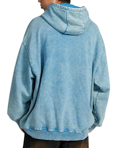 2025 hommes grande taille hiver lavé à l'acide conception polaire coupe-vent à capuche respirant séchage rapide coton mélangé Polyester/coton - Product Image 5