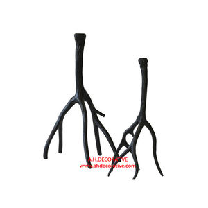 Candelero de Metal dorado antiguo, diseño de lujo hecho a mano para interiores y exteriores, para fiestas y decoración del hogar - Product Image 3