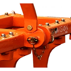 Cultivateur à pneus rigides, équipement agricole lourd monté sur tracteur pour la culture du sol et la préparation des champs - Product Image 3