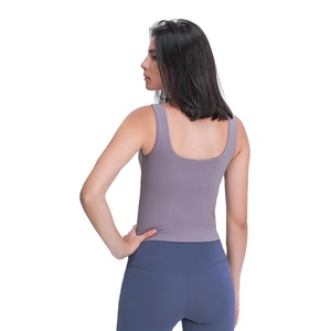 Women's Scoop Neck Solid Color <b>Knitted</b> <b>Tank</b> <b>Top</b> Breathable Spandex Polyester Minimalist Style Regular Length - Product Image 2