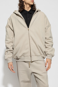 Sweat à capuche personnalisé pour homme, décontracté, automne-hiver, 100% coton, uni, teint, avec poche, respirant - Product Image 4