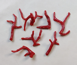 ปะการัง!! หินปะการังอิตาลีธรรมชาติสี100% ปะการังแดงกิ่งไม้ปะการังที่ได้รับการขัดเกลาอย่างดีคุณภาพระดับ AAA - Product Image 2