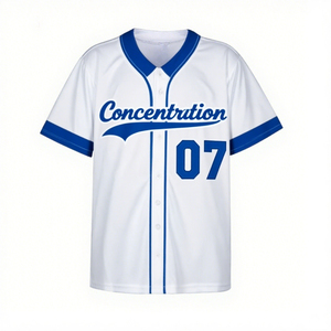 Custom Logo Sportswear Sublimation Quick Dry Breathable 100% Polyester V-neck Men's Baseball Jerseys Digital Print Custom Team - Product Image 4