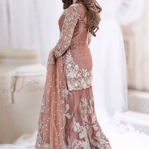 Vestido de novia con cuentas de cristal, elegante vestido de novia con cuentas de cristal, trabajo de piedra para boda = 2021 - Product Image 6