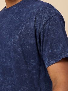 Logo personnalisé Ensemble d'été deux pièces pour hommes séchage rapide vêtements respirants grande taille-T-shirt et short délavés à l'acide - Product Image 4