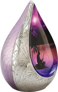 URNA DE CREMACIÓN DE METAL LAGRIMA - Product Image 3