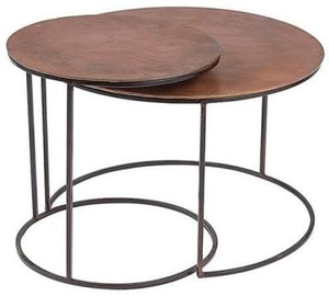 Juego de mesa de centro anidada minimalista moderna, sala de estar cuadrada de madera, apartamento, almacén, muebles para el hogar, casa de campo, MDF decorativo - Product Image 5