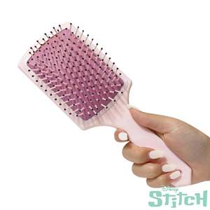 MUESTRA PARA VENTA AL POR MENOR H.E.R. Accesorios para Niñas: Set de Cepillo para el Cabello y Diadema de Spa con Diseño de Ángel de Stitch, Kit de Cuidado Divertido - Product Image 1