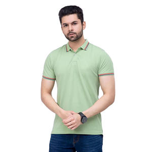 Haute qualité respirant homme été à manches courtes demi-manches brodé hommes t-shirt hommes polos - Product Image 2
