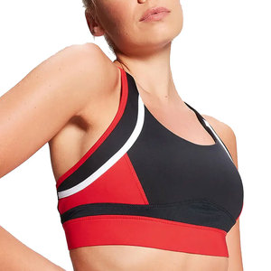 Women's Summer Sport Bra High Support Seamless Padded Push-Up Removable <b>Pads</b> Gym Yoga <b>Running</b> Quick Dry Breathable - Product Image 1