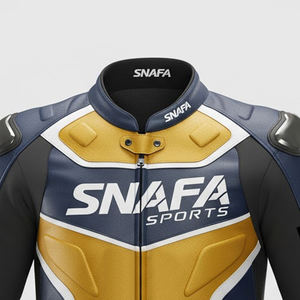 Chaqueta de Motociclista de Cuero para Hombre Hecha a Medida, Nuevo Diseño, Chaquetas de Cuero para Motociclismo, Chaqueta de Carreras para Motocicleta - Product Image 4