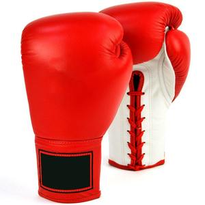 Vente en gros de gants de boxe en mousse de satin de haute qualité sur mesure gants durables en cuir de vachette à lacets pour l'entraînement - Product Image 2