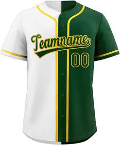 Maillot de baseball professionnel avec coupe athlétique Conception personnalisée Support OEM disponible pour les clubs, les écoles et les ligues - Product Image 1