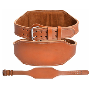 เข็มขัดรัดเอวแบบหนังวัวระบายอากาศสำหรับยกน้ำหนักเข็มขัดออกกำลังกายในยิม - Product Image 1