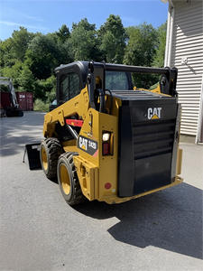 Minicargador Caterpillar con ruedas 242D usado, certificación CE EPA, totalmente hidráulico, listo para enviar, minicargador de carga - Product Image 3