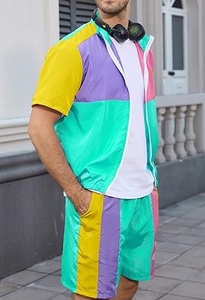 Veste coupe-vent formelle pour homme de haute qualité, dernier design, imperméable, fermeture éclair, ensemble régulier, survêtement, vêtements de sport, coupe-vent avant - Product Image 5