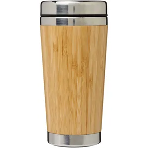 Gobelet en acier inoxydable Bambus de 450 ml, gadgets durables - Product Image 5