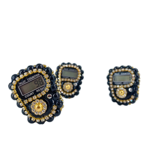 Ensemble de comptoir Tasbeeha numérique Zikrmatic Tesbih de couleur marron cadeau islamique musulman pour les fêtes disponibilité en gros - Product Image 2