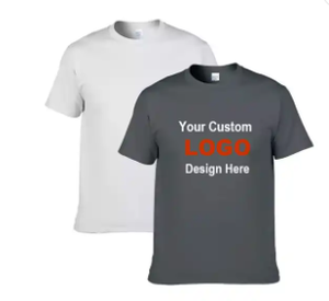 เสื้อยืดผู้ชายผ้าฝ้าย100% โลโก้ที่กำหนดเองสีทึบแขนสั้น220กรัมน้ำหนักผ้าเสื้อยืดธรรมดาพรีเมี่ยม - Product Image 5