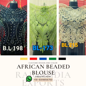 Blouse Courte Femme 2026 – Haut Décontracté d'Été en Coton de Haute Qualité avec Broderie Colorée et Tissage Non-Tissé – Vêtement Féminin Élégant - Product Image 2