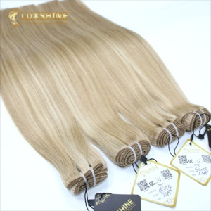 Venta al por mayor agua ondulado crudo vietnamita cabello humano transparente encaje peluca cabello humano extensiones Genius trama - Product Image 2