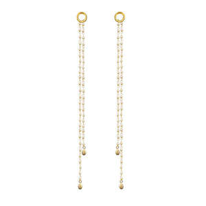 Catégories de produits Boucles d'oreilles élégantes en perles Chaîne Kan plaquée or Kriaa 1503320 - Product Image 1