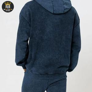 Survêtement Vintage Sweat Suit Set Sun Faded Acid Wash Hoodie Sweatpants Unisex XL Fleece Plus Size Fabric - Product Image 5