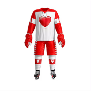 Professional High Quality Men's Ice Hockey Uniforms Top Shirts Sportswear OEM Service Designed by the Design Team - Product Image 2