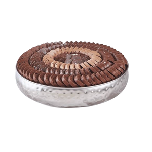 Weddings Dining Table Decorative Chocolate Serving <b>Dessert</b> Display High Quality Handmade Silver Metal <b>Bowl</b> For Best Sale - Product Image 1