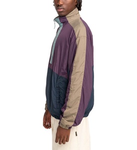 Chaqueta Cortavientos Deportiva de Poliéster Ligera e Impermeable con Bloques de Color Vintage para Hombre - Product Image 5