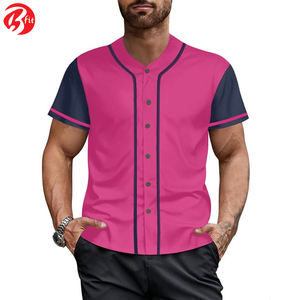 Votre propre logo Design Chemises en jersey les plus vendues Chemises en polyester respirant pour le baseball et le softball - Product Image 2