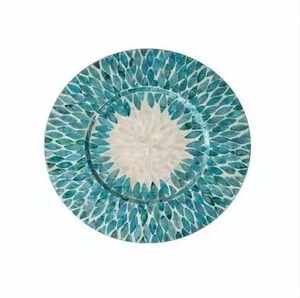 Bandeja Redonda Decorativa con Incrustaciones de Hueso Indio, Bandeja para Servir en Restaurantes a un Precio Accesible de UCI India - Product Image 1