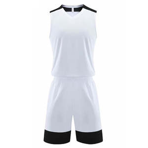 Los uniformes de baloncesto unisex más vendidos, impresión sublimada transpirable cómoda, último logotipo personalizado, conjuntos en blanco al por mayor - Product Image 3