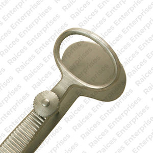 Pince à paupières ophtalmique à plaque supérieure enduite de couleur Instrument médical Pince à Chalazion Desmarres légère en acier inoxydable - Product Image 2