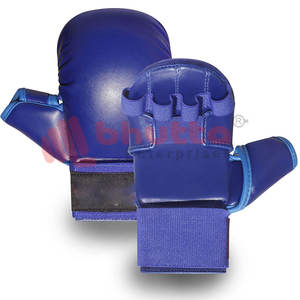 Professional Manufacturing <b>Karate</b> Gloves <b>Equipment</b> Training Hand Mitts Gloves For Sale Gold Cowhide Leather <b>Karate</b> Gloves - Product Image 5