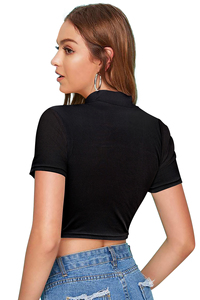 Exclusive Indian Boutique's Latest <b>Top</b> Trendy <b>Knitting</b> <b>Tops</b> for <b>Women</b> Comfortable Regular Wear Formal Short <b>Tops</b> Appliques - Product Image 3