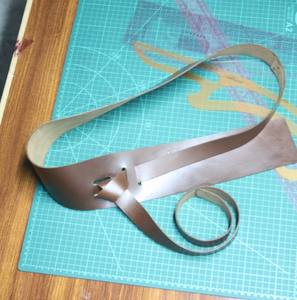 Cinturón de cintura para mujer de cuero auténtico puro 100%, conjunto combinado de dos piezas, tipo de cuero extraíble - Product Image 1