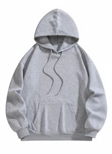 Sudadera con Capucha Oversize de Algodón 100% Tejido de Alto Gramaje para Mujer, Unisex, Ecológica, para Invierno, 430g - Product Image 4