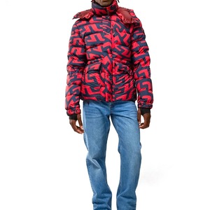 Suministro directo de fábrica Chaqueta acolchada de impresión totalmente personalizada Chaqueta acolchada de tendencia superior en color sólido - Product Image 2