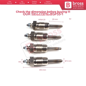 BGP33-1 4 Pcs <b>Heater</b> Glow <b>Plugs</b> 0001599101 GV626 0100221311 for 200 220 240 - Product Image 5